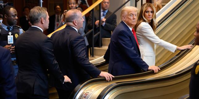 Donald Trump dénonce un « triple sabotage » le visant à l’ONU, dont une panne d’escalier mécanique et de téléprompteur