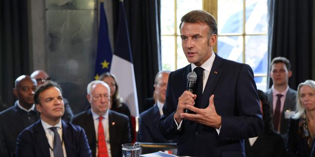 A New York, Emmanuel Macron annonce un système de bourse pour des étudiants américains