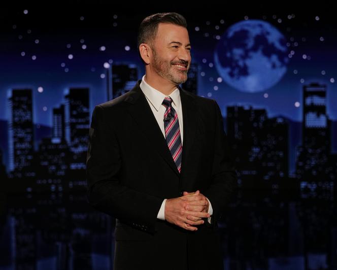 Jimmy Kimmel lors de son émission de fin de soirée, à Los Angeles (Californie), le 23 septembre 2025. 