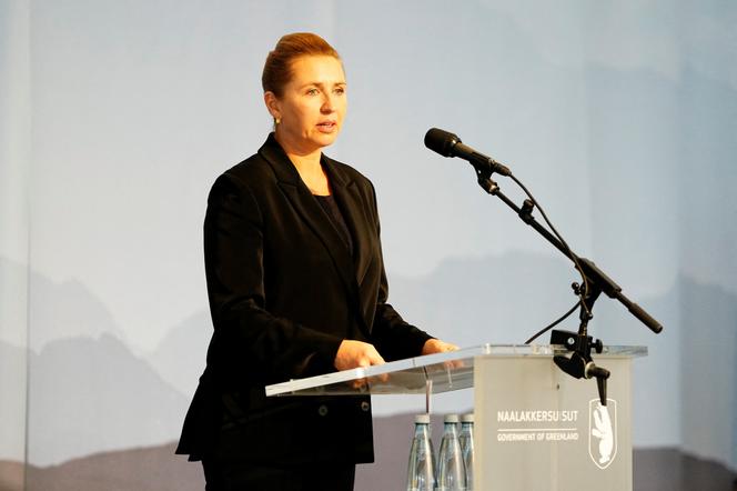 La première ministre danoise, Mette Frederiksen, à Nuuk, au Groenland, le 24 septembre 2025.