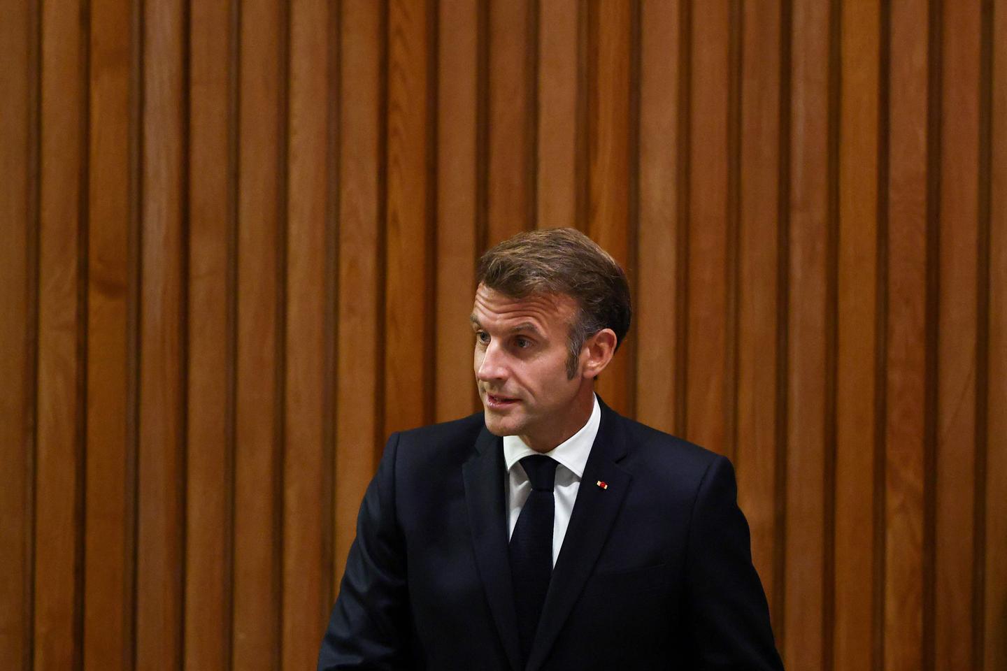 Macron Condemns 
