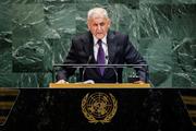 Abdel Latif Rachid, president of the Republic of Iraq since 2022, at the United Nations, September 23, 2025.