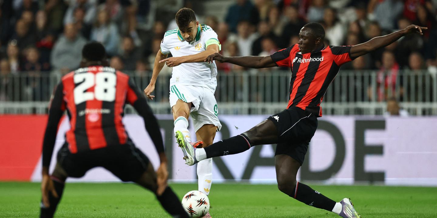 L’OGC Nice dominé par l’AS Roma pour son entrée en Ligue Europa