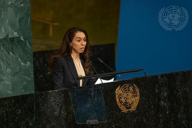 Ilana Victorya Seid, représentante permanente de la République des Palaos auprès des Nations unies, à New York, le 12 octobre 2022.
