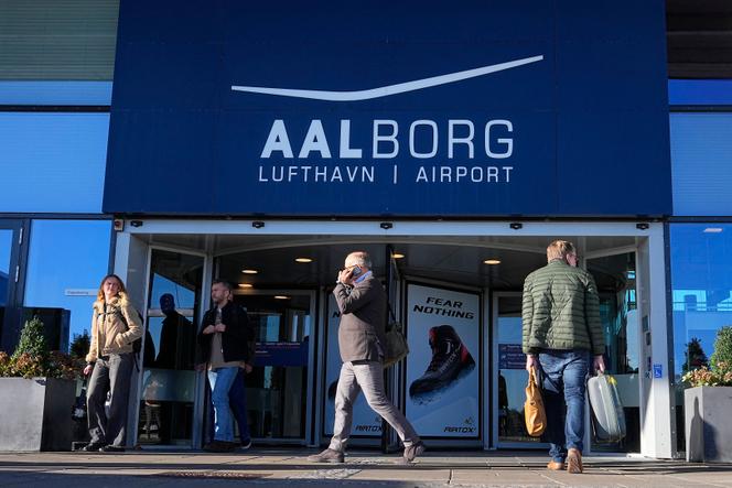 A l’aéroport d’Aalborg, dans le nord du Danemark, le 25 septembre 2025.