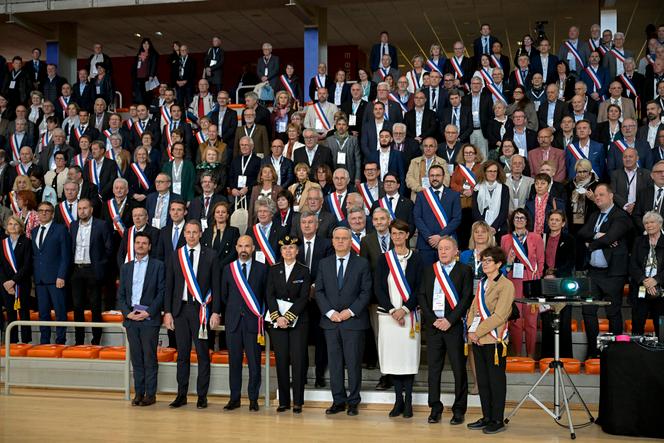 Congrès des maires du Rhône, réunissant les élus des 265 communes et des 11 intercommunalités du département, à Arnas (Rhône), le 31 mars 2025.