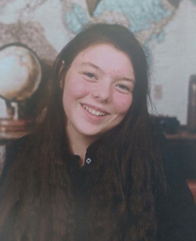 Portrait de Lucie, 12 ans, diffusé par le ministère de la justice.