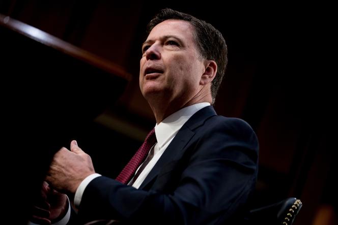 L’ancien directeur du FBI, James Comey, lors d’une audition devant la commission sénatoriale du renseignement, au Capitole, à Washington, le 8 juin 2017.
