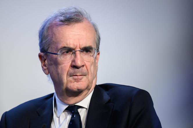 Le gouverneur de la Banque de France, François Villeroy de Galhau, au Forum économique mondial, à Davos (Suisse), le 23 mai 2022. 