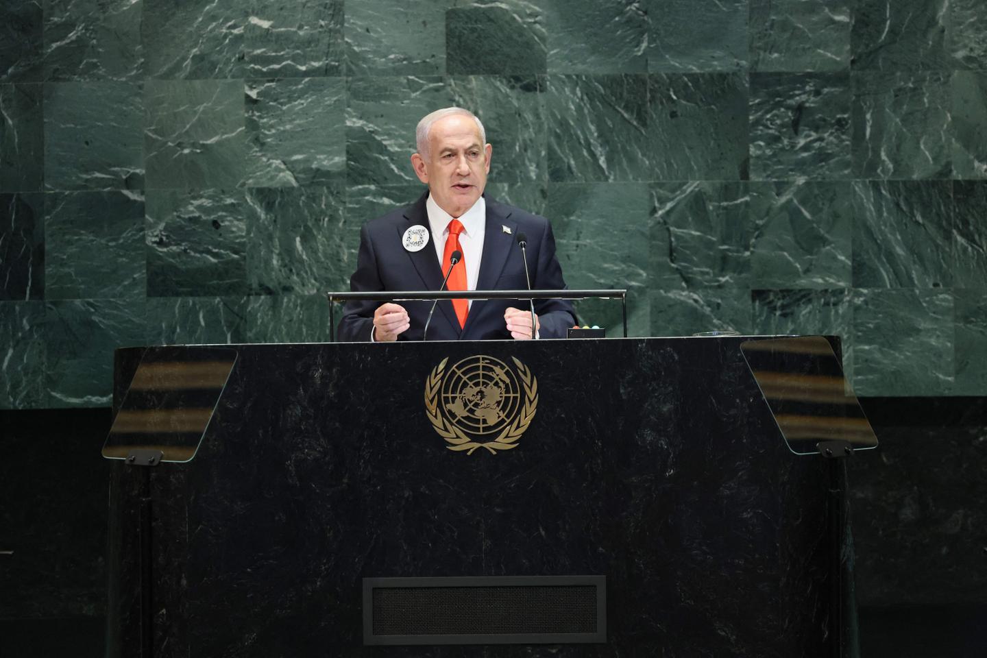 Netanyahu tells UN Palestinian state would be 'national suicide' for Israel