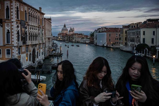 Le Grand Canal de Venise vu depuis le pont de l’Académie, le 5 octobre 2024.
