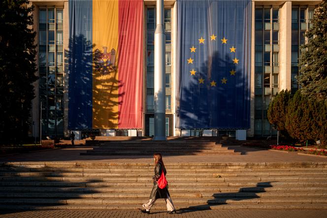 Le siège du gouvernement à Chisinau, en Moldavie, le vendredi 26 septembre 2025.