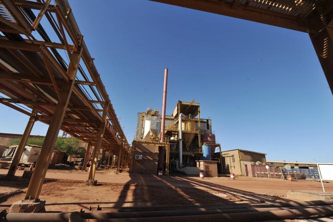 Le site de la mine d’uranium d’Arlit (Niger), en septembre 2010.