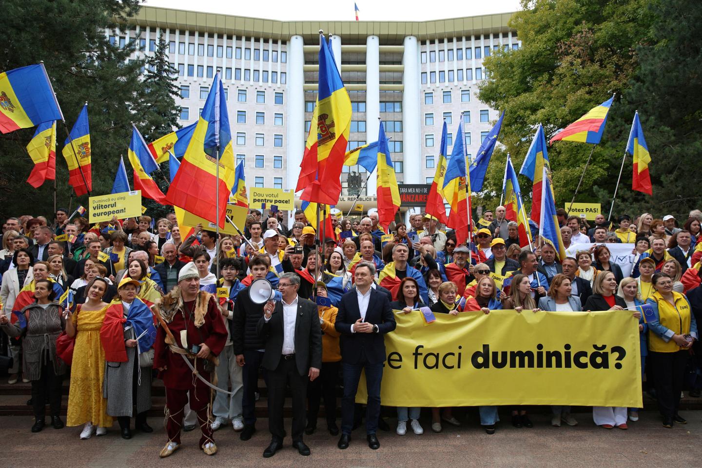 Moldova's pro-EU party takes decisive lead in election fraught with Russian interference claims