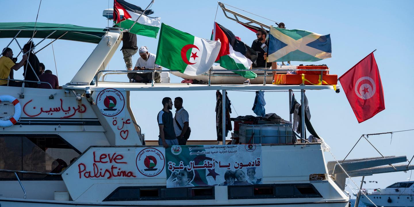 En Tunisie, sept militants propalestiniens de la flottille pour Gaza placés en détention