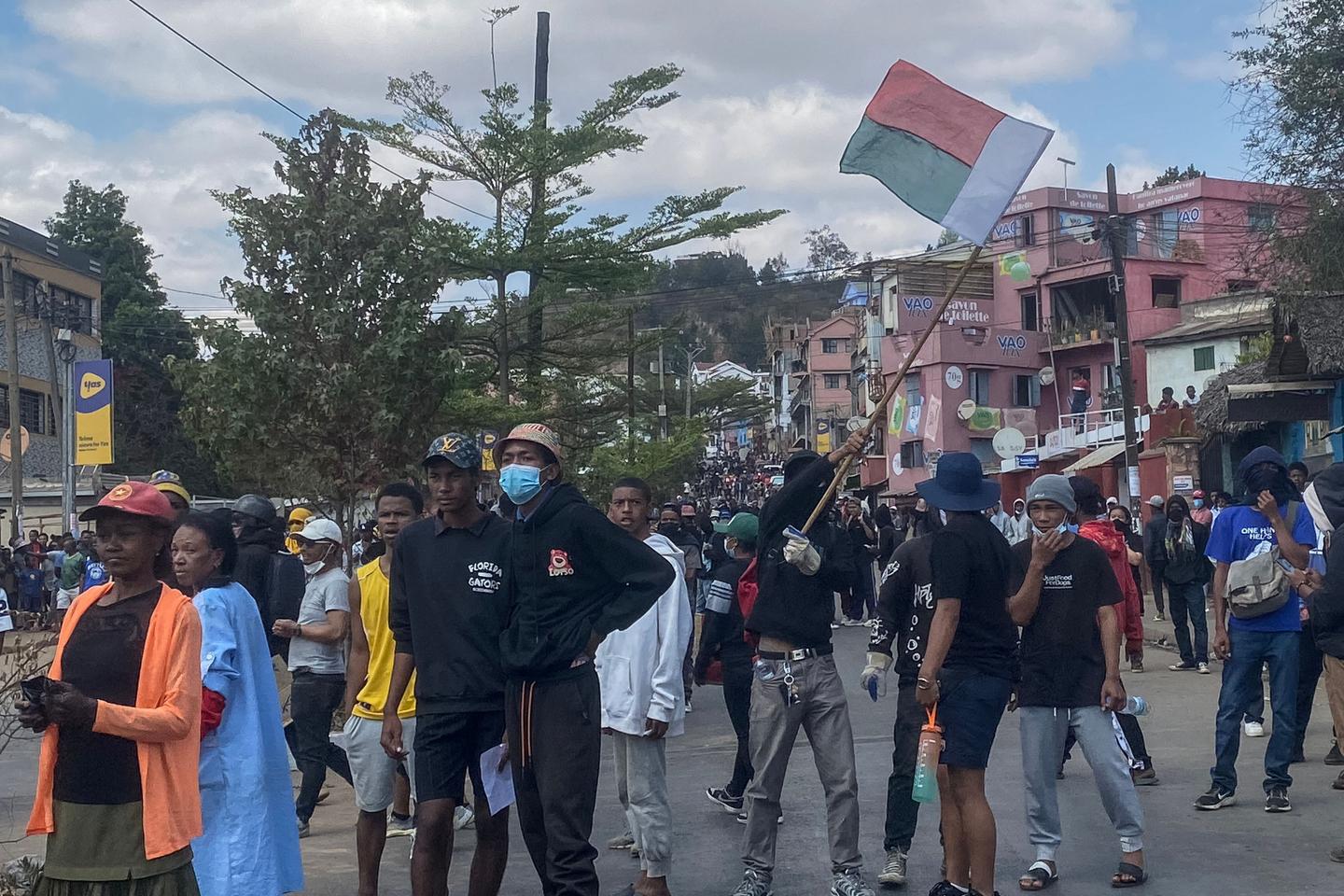 Protesters gather once more in Madagascar, days after unrest began