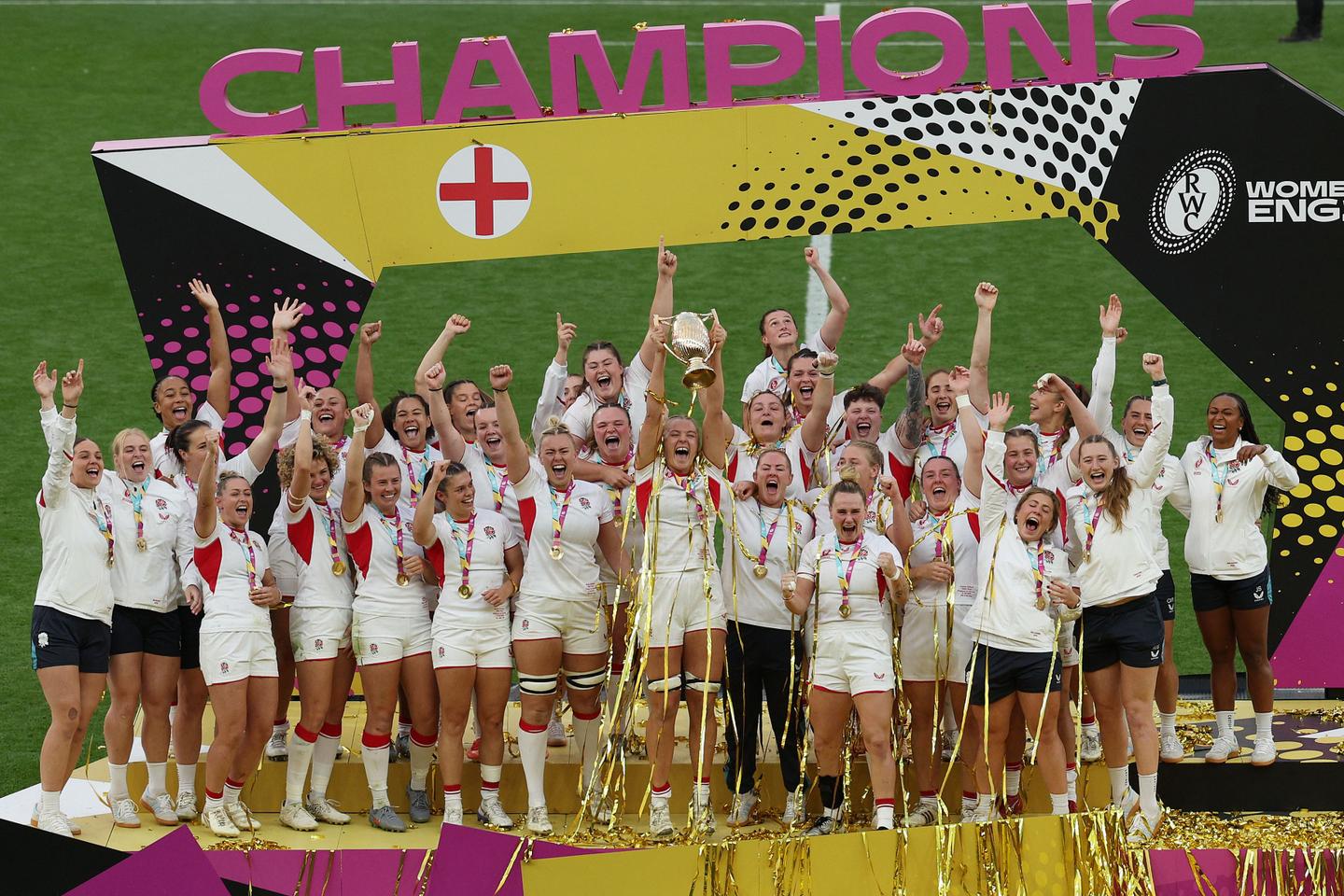 England wins Women's Rugby World Cup
