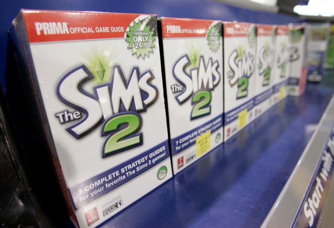 Le guide du jeu « Les Sims 2 » d’Electronic Arts, sorti en 2004. 