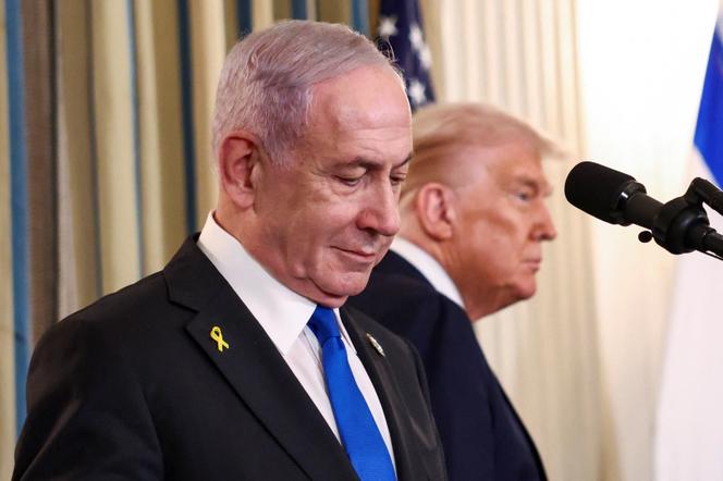 Le premier ministre israélien, Benyamin Nétanyahou, et le président américain, Donald Trump, à la Maison Blanche, à Washington, le 29 septembre 2025.