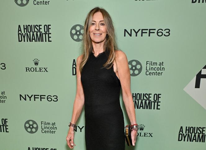 Kathryn Bigelow lors de l’avant-première de son long-métrage « A House of Dynamite », lors du 63e Festival du film de New York, le 28 septembre 2025. 