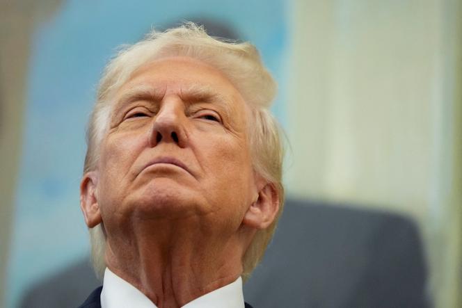 Le président américain, Donald Trump, lors de l’annonce de l’accord avec Pfizer, à la Maison Blanche, à Washington, le 30 septembre 2025. 