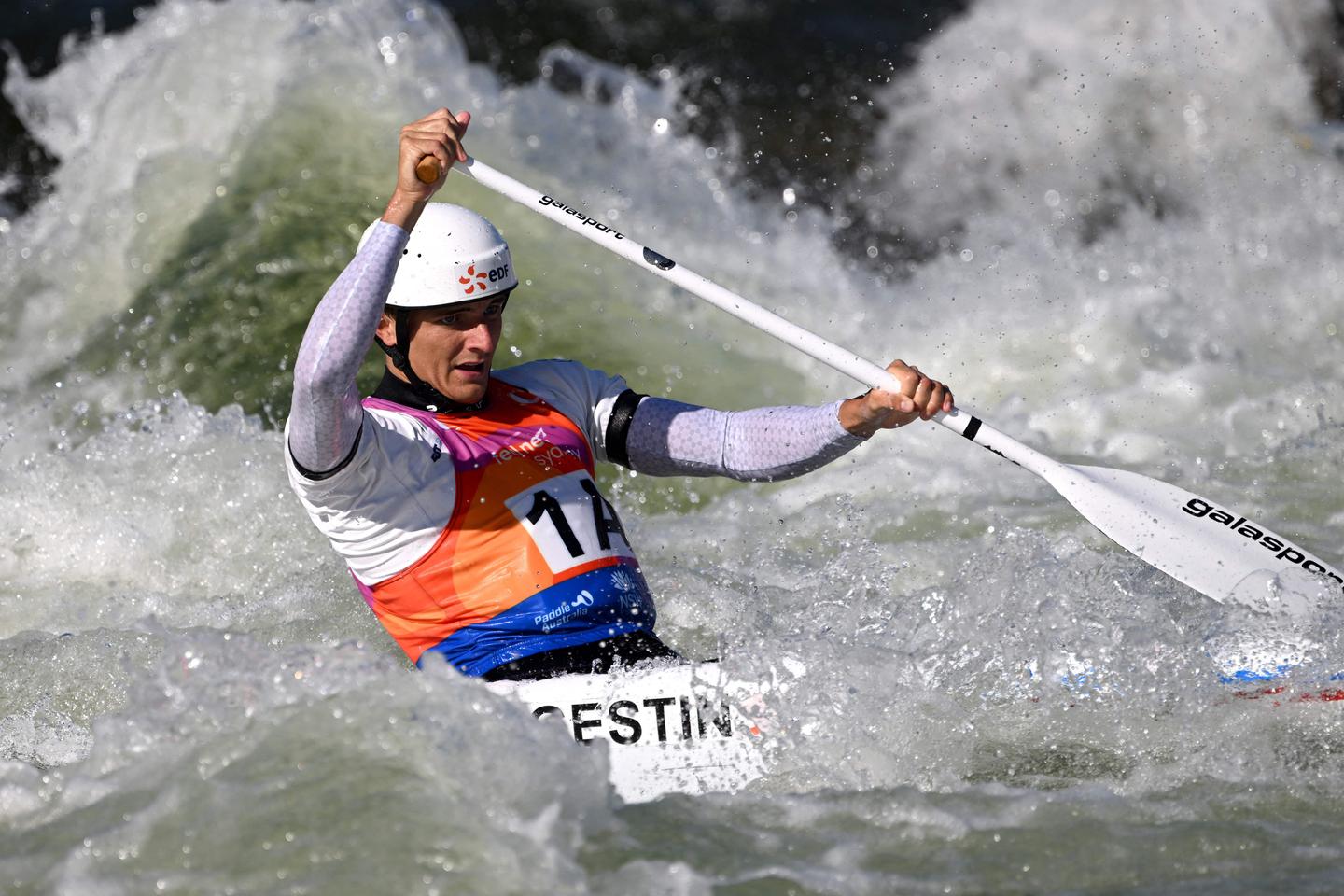 Nicolas Gestin, déjà médaillé d’or à Paris 2024, devient champion du monde de canoë slalom