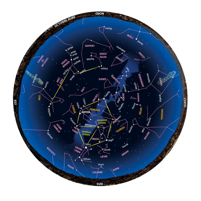 Le ciel avant l’aube en octobre 2025.
