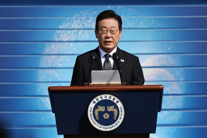 Le président sud-coréen, Lee Jae Myung, lors de la 77ᵉ Journée des forces armées à Gyeryong, en Corée du Sud, le 1ᵉʳoctobre 2025.