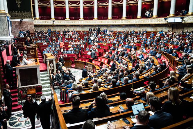 Ouverture de la session ordinaire à l’Assemblée nationale, à Paris, le 1 octobre 2025.