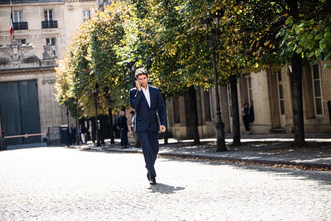 Gabriel Attal, le président du groupe Ensemble pour la République, à l’Assemblée nationale, à Paris, le 1ᵉʳ octobre 2025.