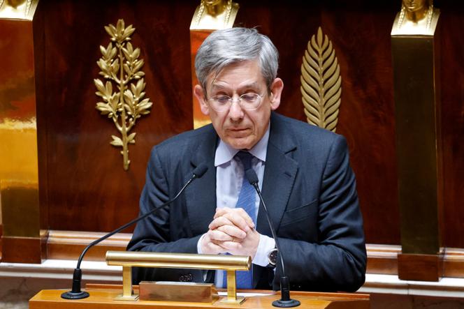 Charles de Courson, rapporteur général du budget à l’Assemblée nationale, à Paris, le 28 avril 2025. 