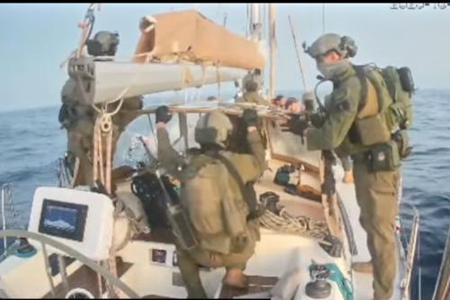 Israeli forces intercept several Gaza flotilla boats