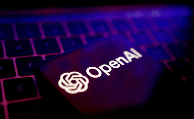Le logo OpenAI  le 20 mai 2024. 
