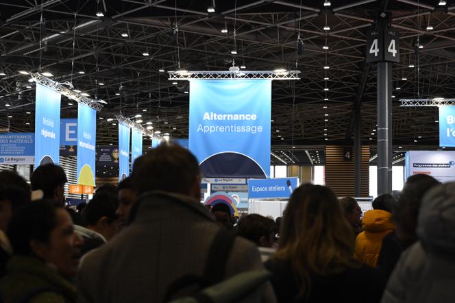 Au Salon mondial des métiers, à Eurexpo-Lyon, le 5 décembre 2024.