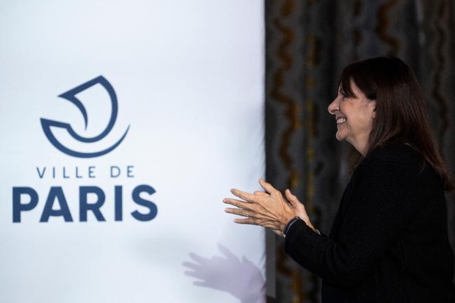 Anne Hidalgo à l’Hôtel de ville de Paris, le 15 janvier 2024.