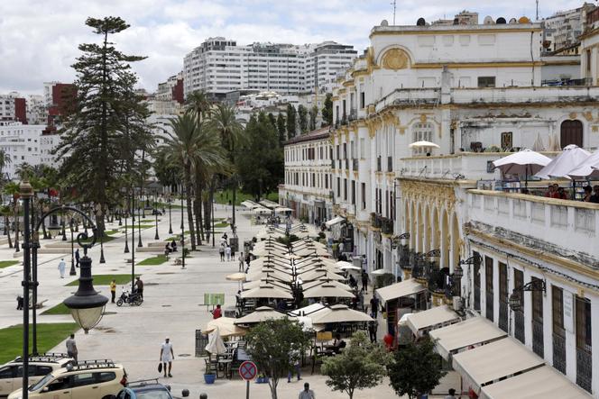 Le centre-ville de Tanger (Maroc), le 12 juillet 2025.