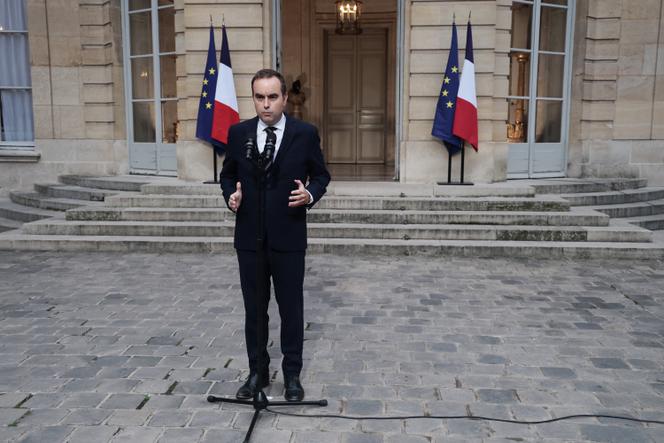 Le premier ministre, Sébastien Lecornu, à Matignon, le 3 octobre 2025.