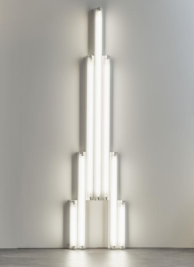 « “Monument” for V. Tatlin » (1964), de Dan Flavin (collection Pinault).