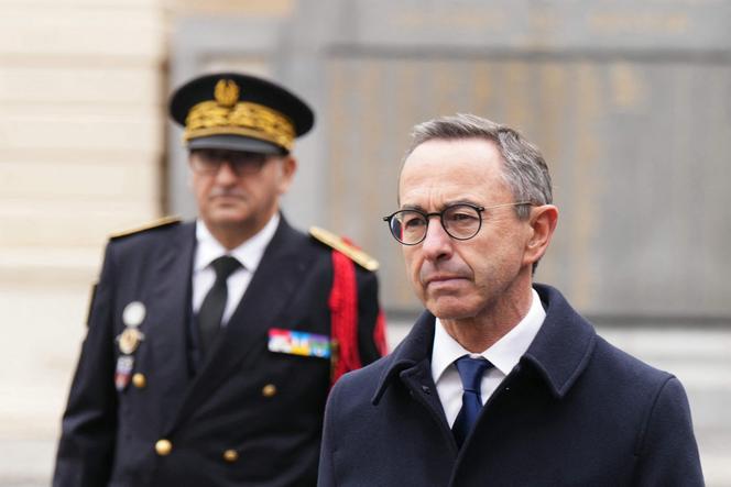 Le ministre de l’intérieur démissionaire, Bruno Retailleau, à Paris, le 3 octobre 2025. 