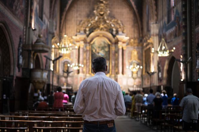 Messe à la paroisse Saint-Nicolas, à Toulouse, le 27 juillet 2025. 