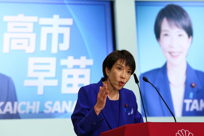 Sanae Takaichi à Tokyo, le 4 octobre 2025.