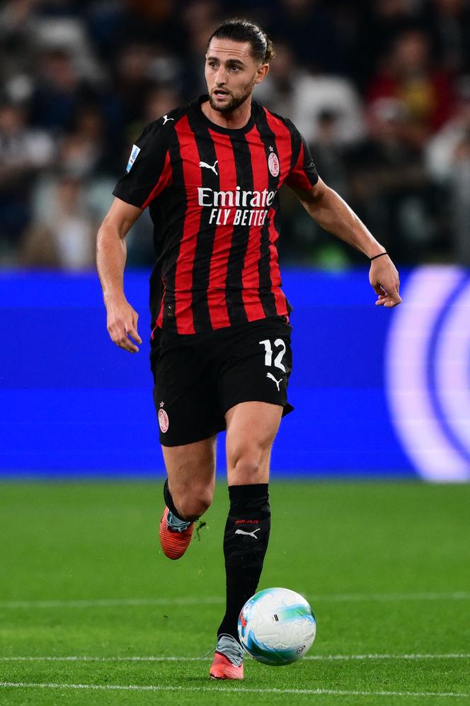 Adrien Rabiot (AC Milan) lors d’un match contre la Juventus, à Turin, le 5&nbsp;octobre 2025.