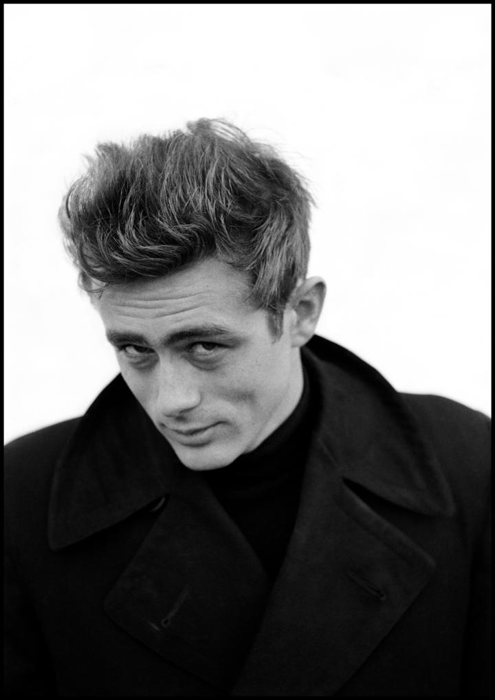 James Dean à New York, en 1955.