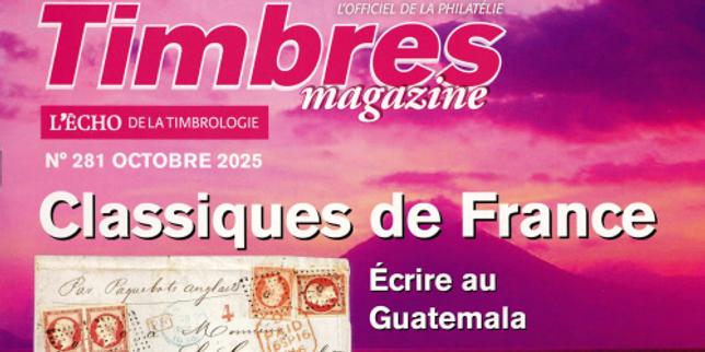 Des courriers de prisonniers de guerre en Allemagne (1940-1945), les 80 ans de l’ONU, et une flopée de nouveautés, dans « Timbres magazine »