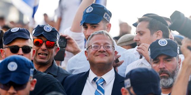 Itamar Ben Gvir, ministre israélien suprémaciste, présente un plan pour vider la bande de Gaza de ses habitants, durant la campagne des élections législatives