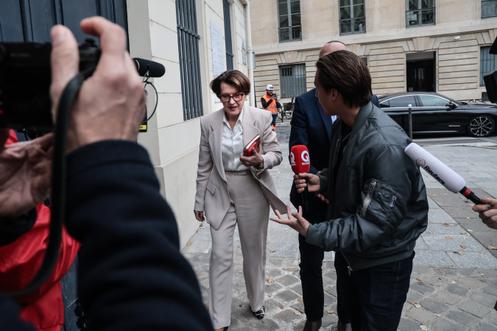 Annie Genevard, lors d’une réunion des LR, à Paris, le 6 octobre 2025.