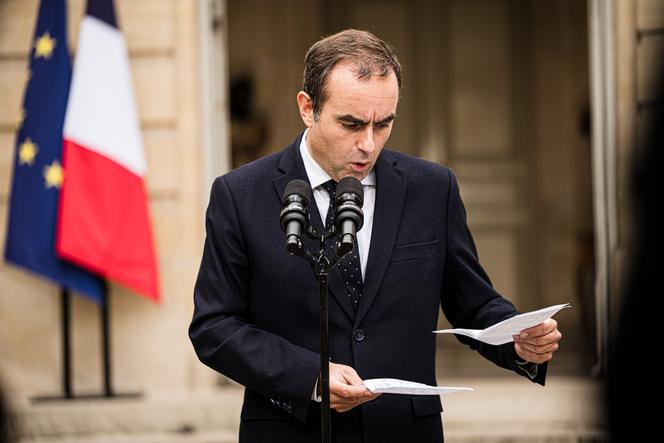 Le premier ministre, Sébastien Lecornu, après sa démission, à l’hôtel de Matignon, à Paris, le 6 octobre 2025.