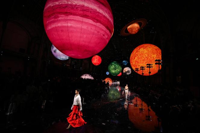Lors du défilé de prêt-à-porter Chanel printemps-été 2026, à Paris, le 6 octobre 2025.
