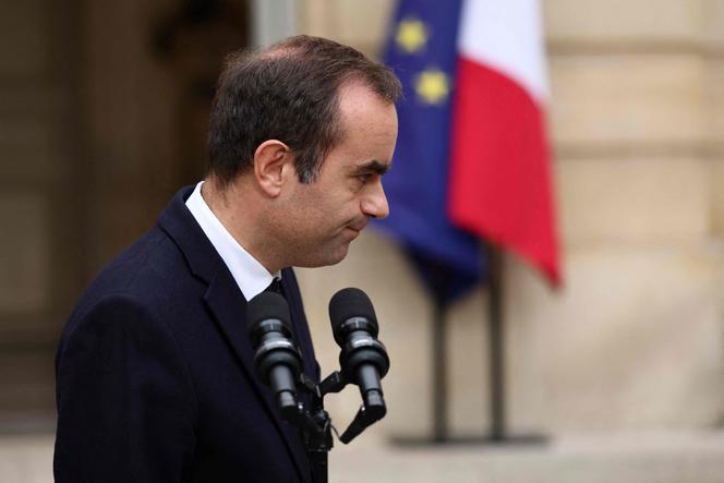 Le premier ministre sortant, Sébastien Lecornu, à Matignon, à Paris, le 6 octobre 2025.  