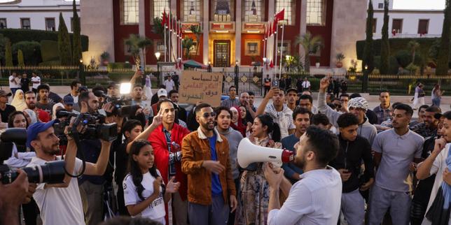 Manifestations au Maroc : des centaines de jeunes ont battu le pavé pour le neuvième jour consécutif